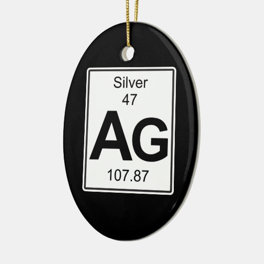 AG - Silber Keramikornament (Links)