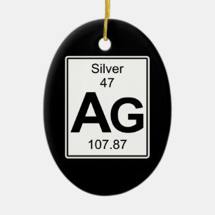 AG - Silber Keramikornament
