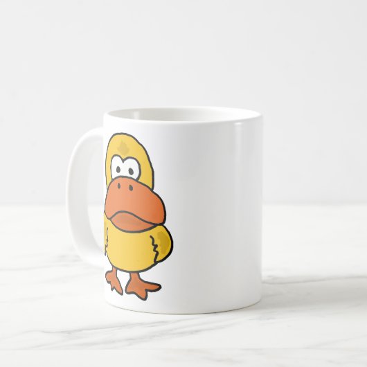 AG, verärgerte Enten-Tasse Kaffeetasse (Vorderseite Links)