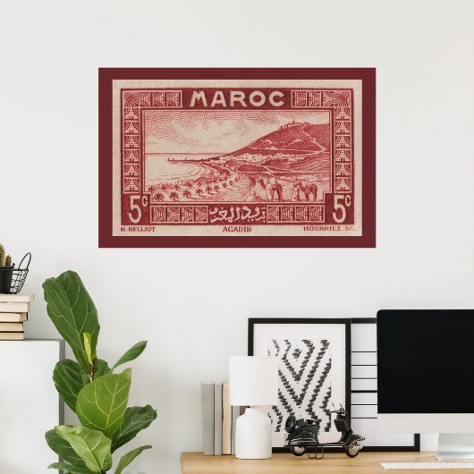 Agadir, Marokko - Poster (Heimbüro)