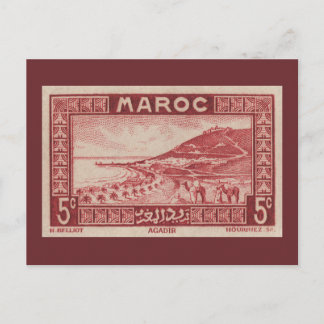 Agadir, Marokko - Postkarte