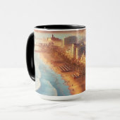 Agadir Skyline Tasse - Coastal Sunset Vibes (Vorderseite Links)