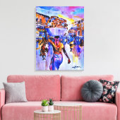 Ägäes Brot von Ini Brown Leinwanddruck (Insitu (Wohnzimmer))