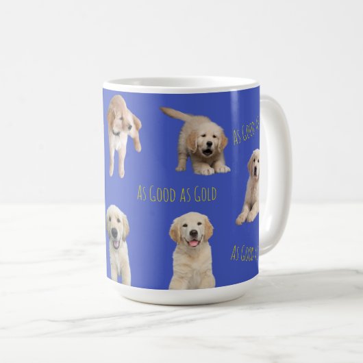 AGaG Welpe-Tasse Kaffeetasse (VorderseiteRechts)