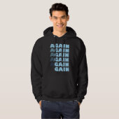 Again Gain Bodybuilding Gym Workout 1 Hoodie (Vorne ganz)