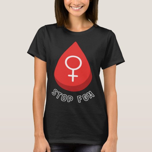 Against Female Genital Mutilation Stop FGM Solidar T-Shirt (Vorderseite)