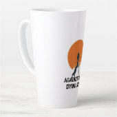 Against the Dying Sun, Sanding with the Sun Peak  Milchtasse (Linke Ecke)