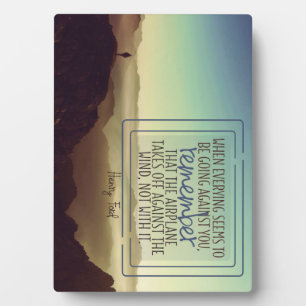 Against The Wind Fotoplatte