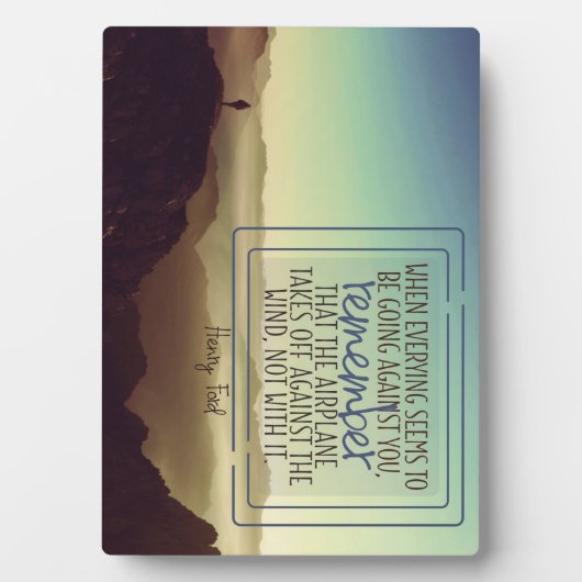 Against The Wind Fotoplatte (Vorderseite)