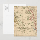 Ägäisches Meer Postkarte (Vorne/Hinten)