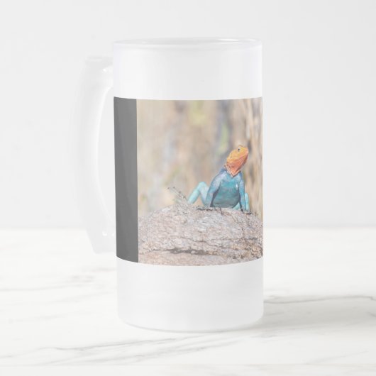 Agama Mattglas Bierglas (Vorderseite Links)