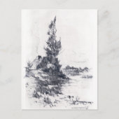 Agamanticus Fluss durch Charles Woodbury Postkarte (Vorderseite)