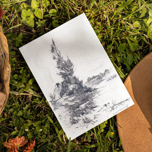 Agamanticus Fluss von Charles Woodbury Postkarte
