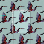 Agami heron celadon blau stoff (Kachel)