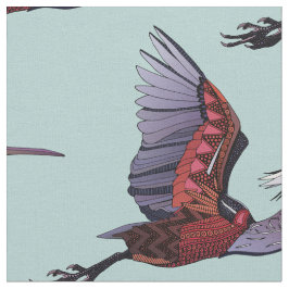 Agami heron celadon blau stoff