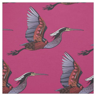 Agami heron cheron Stoff