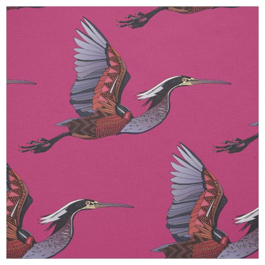 Agami heron cheron Stoff (Muster)