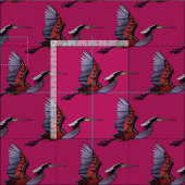 Agami heron cheron Stoff (Kachel)