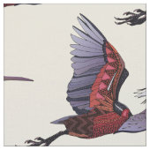 Agami Heron Pergament Stoff (Nahaufnahme)