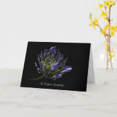 Agapanthus, afrikanische Lily - Im tiefsten Beilei Karte (Gelbe Blume)