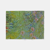 Agapanthus-Blume (von Claude Monet) Fleecedecke (Vorderseite (Horizontal))