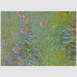 Agapanthus-Blume (von Claude Monet) Seidenpapier