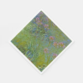 Agapanthus-Blume (von Claude Monet) Serviette (Ecke)