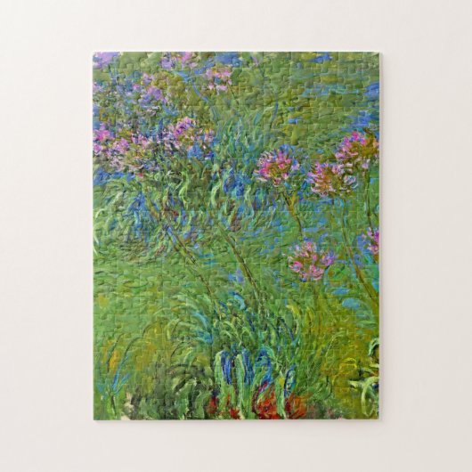 Agapanthus-Blume von Monet Puzzle (Vertikal)