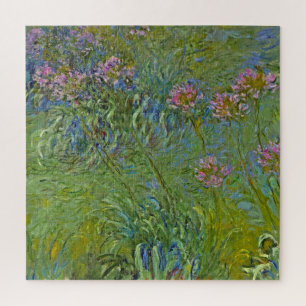 Agapanthus-Blumen (von Claude Monet) Puzzle