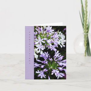 Agapanthus-Blüte Karte