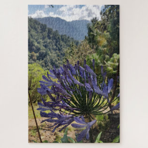 Agapanthus im Bergschatten Puzzle