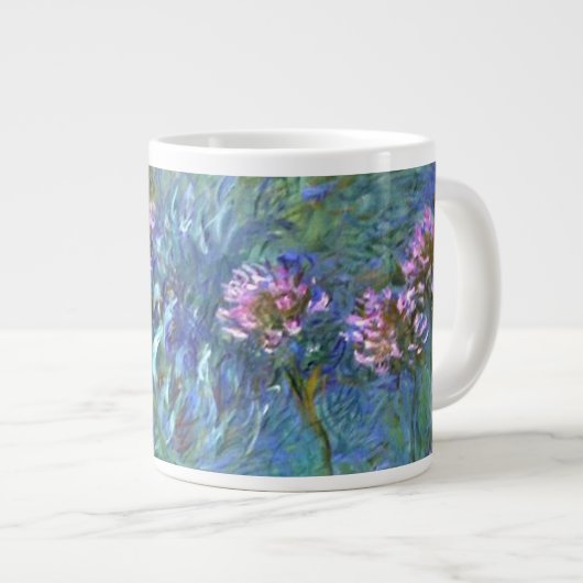 Agapanthus Impressionismus Art Tasse (Vorderseite Rechts)