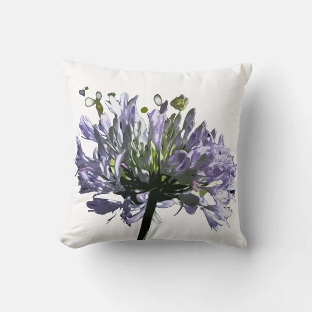 Agapanthus-Kissen Kissen (Vorderseite)