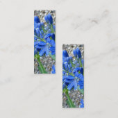 Agapanthus-Lesezeichen-Geschäfts-Karte Mini Visitenkarte (Vorne/Hinten)