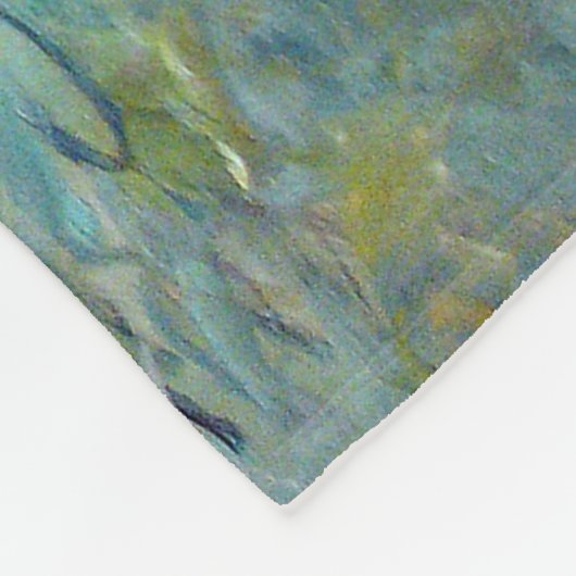 Agapanthus, Monet Fleecedecke (Ecke)