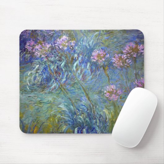 Agapanthus, Monet Mousepad (Mit Mouse)