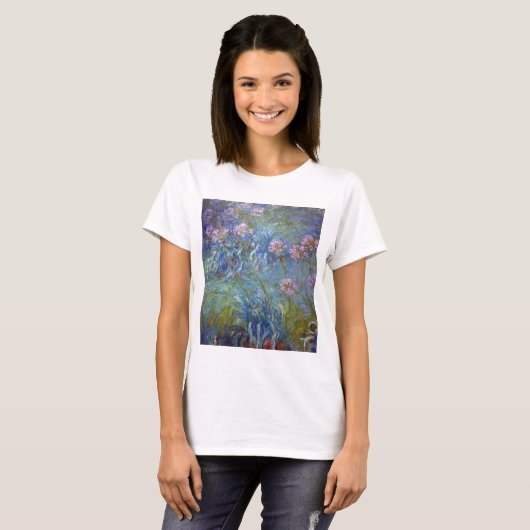 Agapanthus, Monet T-Shirt (Vorne ganz)