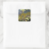 Agapanthus Quadratischer Aufkleber (Tasche)