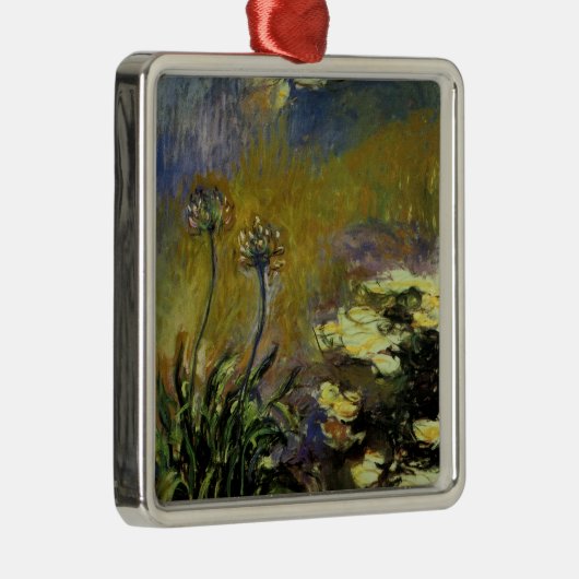 Agapanthus Silbernes Ornament (Rechts)