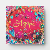 Agape Hübsche Inspiration Red Inspirivity Easel Fotoplatte (Vorderseite)