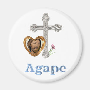 Agape Liebe Christlich Magnet