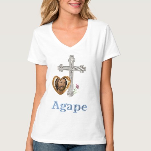 Agape Liebe Christlich T-Shirt (Vorderseite)