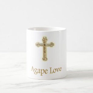 Agape-Liebe Christliche Elemente Kaffeetasse