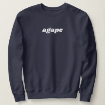 Agape Liebe Christliches Sweatshirt