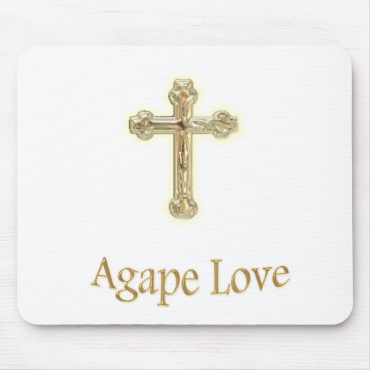 AGAPE-LIEBE-T - Shirt Mousepad (Vorne)