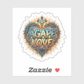 Agape Love Aufkleber (Blatt)