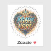 Agape Love Aufkleber (Blatt)