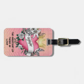 Agape Love Tattoo Graffiti Gepäckanhänger (Vorderseite horizontal)