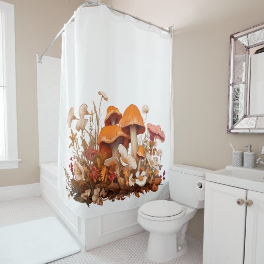 Agaricaceae toadstool Klein Duschvorhang (Beispiel)