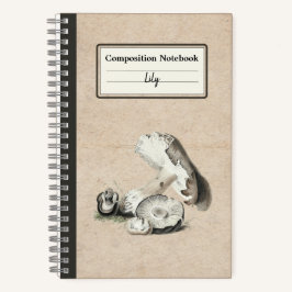 Agaricus Augustus Mushroom Personalisiert Comp Notizblock